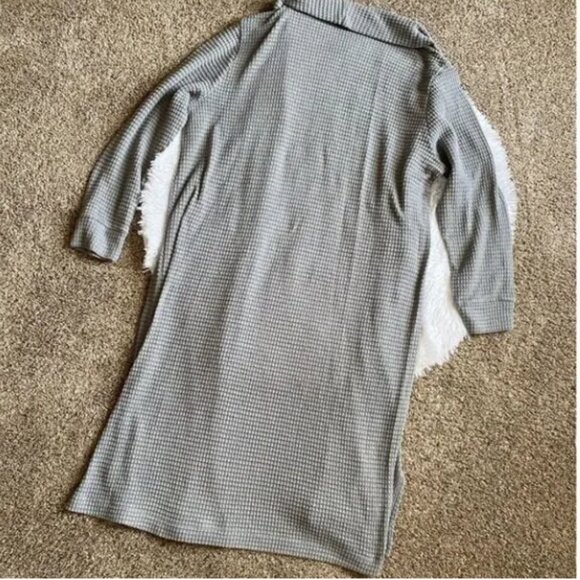 Three Bird Nest Waffle Knit Cardigan Open Front Women’s Size XL Pockets - Picture 2 of 8